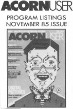 Acorn User #040 (11.1985) Cassette Cover Art
