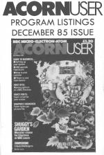 Acorn User #041 (12.1985) Cassette Cover Art