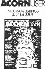 Acorn User #048 (07.1986) Cassette Cover Art