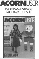 Acorn User #054 (01.1987) Cassette Cover Art