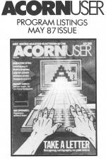 Acorn User #056 (05.1987) Cassette Cover Art