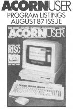 Acorn User #060 (08.1987) Cassette Cover Art