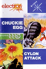 Chuckie Egg & Cylon Attack Cassette Cover Art