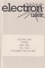 Electron User 3.09 Cassette Cover Art