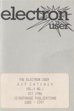 Electron User 4.01 Cassette Cover Art