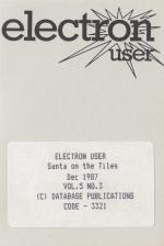 Electron User 5.03 Cassette Cover Art