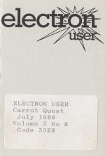 Electron User 5.10 Cassette Cover Art