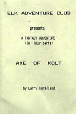 The Axe Of Kolt Cassette Cover Art