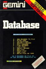 Database Cassette Cover Art