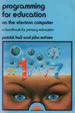 Programming For Education On The Electron Book Cover Art