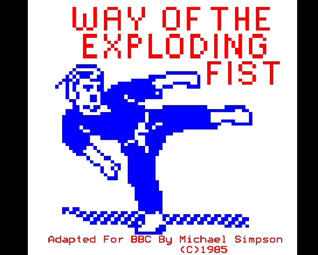 The Way Of The Exploding Fist Screenshot 0