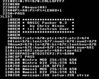 Basic Program Packer Screenshot 0
