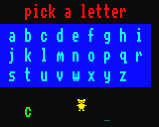 Pick A Letter Screenshot 0