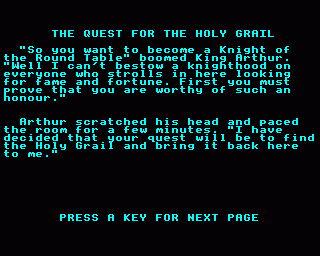 The Quest For The Holy Grail Screenshot 1