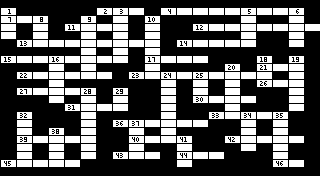 Crossword Solution (eug #1) Screenshot 0