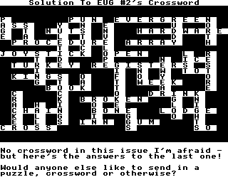 Crossword Solution (eug #2) Screenshot 0