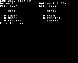 Repton Infinity Files Disk-tape Transfer Screenshot 0