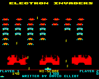 Electron Invaders Screenshot 2