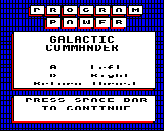 Galactic Commander Screenshot 1