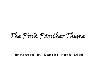 Pink Panther Theme Screenshot 0