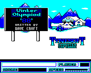 Winter Olympiad '88 Screenshot 0