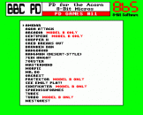 Menu Screen For A BBC PD Compilation Disc That Is Awesome!