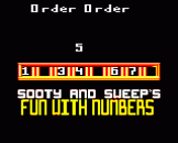 Sooty's Fun With Numbers (BBC/Electron) Order Order