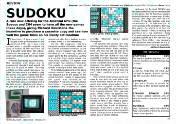 Amstrad CPC 464 Owners Rejoice - You've Finally Got... Sudoku!