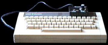 An Acorn Electron Fitted With Sound Master