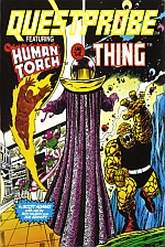 Human Torch & The Thing Cassette Cover Art