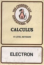 Calculus O Level Revision Cassette Cover Art