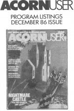 Acorn User #053 (12.1986) Cassette Cover Art