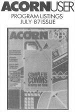 Acorn User #060 (07.1987) Cassette Cover Art