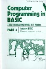 Computer Programming In Basic Part 4 Book Cover Art