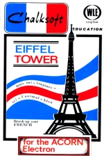 Eiffel Tower Cassette Cover Art