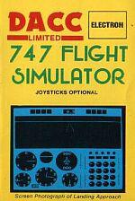 747 Flight Simulator Cassette Cover Art