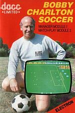 Bobby Charlton Soccer Cassette Cover Art