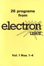 26 Programs From Electron User Cassette Cover Art