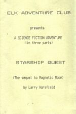 Starship Quest Cassette Cover Art