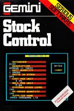 Stock Control Cassette Cover Art