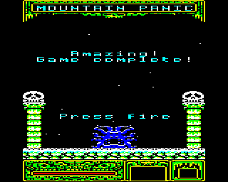 MOUNTAIN PANIC. You've done it. But how? We're not giving away the game's secrets here!