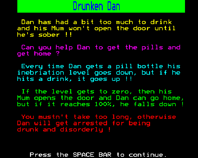 Drunken Dan Screenshot 1