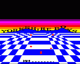 Vector Ball has interrupt music, dancing balls, user interaction, scrolling message and scrolling background - The finest demo for the BBC that you have ever seen