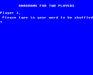 Anagrams Screenshot 0