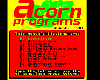 Acorn Programs #4 - Quality Games Are Extremely Few And Far Between