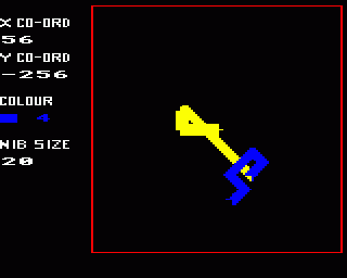 Doodler. A Basic 'Draw With A Cross In A Small Area Of The Screen For No Reason' Art Package