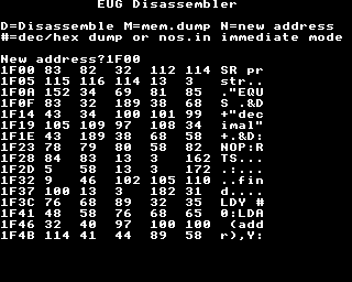 Disassembler Screenshot 1