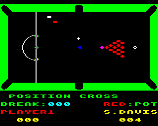 Steve Davis Snooker Screenshot 2