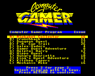 Another Version Of The Electron User Menu System Takes Centre-Stage :-)