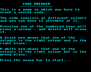 Code Breaker Screenshot 0